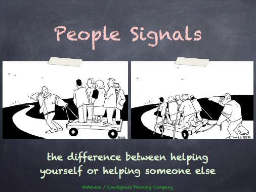 Signály lidí Je rozdíl mezi