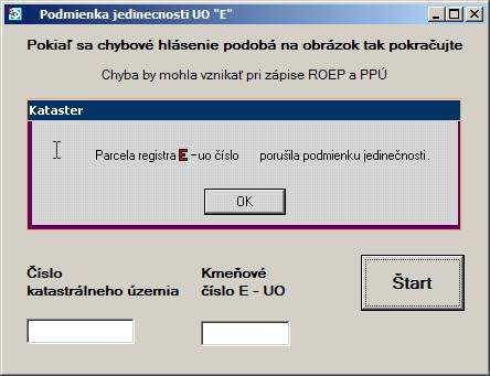 POMOCNÉ PROGRAMY VUK (VÚGK) Podmienka_jedinecnosti_UO program