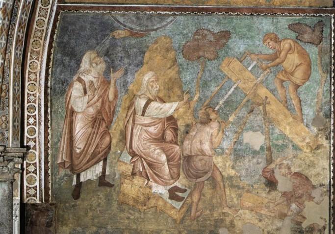 IV. (papežem 1288-92) Zpracovával podněty byzantského umění Mozaiky: San Giovanni in Laterano, Sta.
