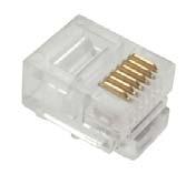 RJ45-5E-UTP-KL Konektor RJ45 CAT5E 8p8c nestíněný na licnu RJ45-5E-STP-KL Konektor RJ45 CAT5E 8p8c stíněný na licnu RJ12-3-UTP-KL Konektor RJ12 CAT3 6p6c nestíněný na licnu RJ11-3-UTP-KL Konektor