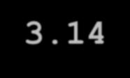 Výpis čísla - ukázka #include <stdio.h> int main() { float fvalue = 3.1415926535; printf("%f", fvalue); printf("\n"); printf("%.