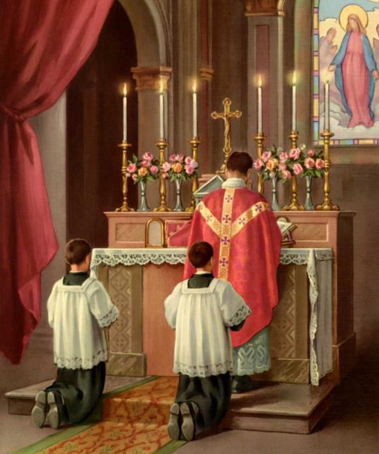 ORÁCIA (modlitba podľa liturgického kalendára) Kňaz pobozká oltár, otočí sa a s roztvorenými rukami hovorí: K: Dóminus vobíscum. M: Et cum spiritu tuo. K: Orémus. 10 Pán s Vami. I s duchom Tvojim.