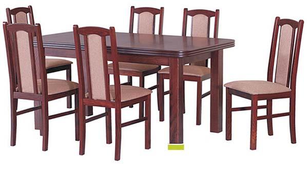 VENUS IIL/Boss VII jedálenský set 1+6 stôl VENUS IIL, stolička BOSS VII/: 283 Stôl: šxvxh 140-180/76/80 cm,
