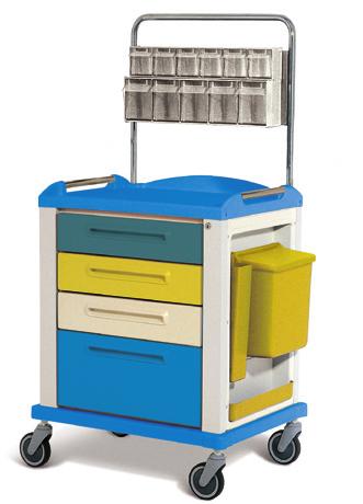 Multifunction CARTS Multifunction carts are designed to offer a rich range of accessories, making as much operational room available as possible; they are light and handy to move around.