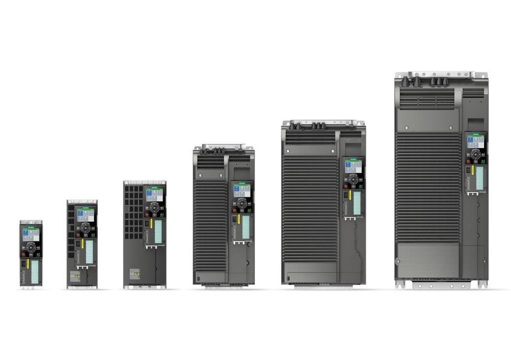 SINAMICS G120 TOP5 Modularita = kombinace: Panelu, řídící a výkonové jednotky Vracení energie do sítě Energetické měření a řízení úspor energie Volně programovatelné