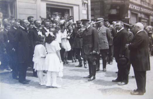 49, inv. č. 3907. Návštěva prezidenta při příležitosti přehlídky místního pluku č. 48. Foto 3: F. Veselý (T. G.