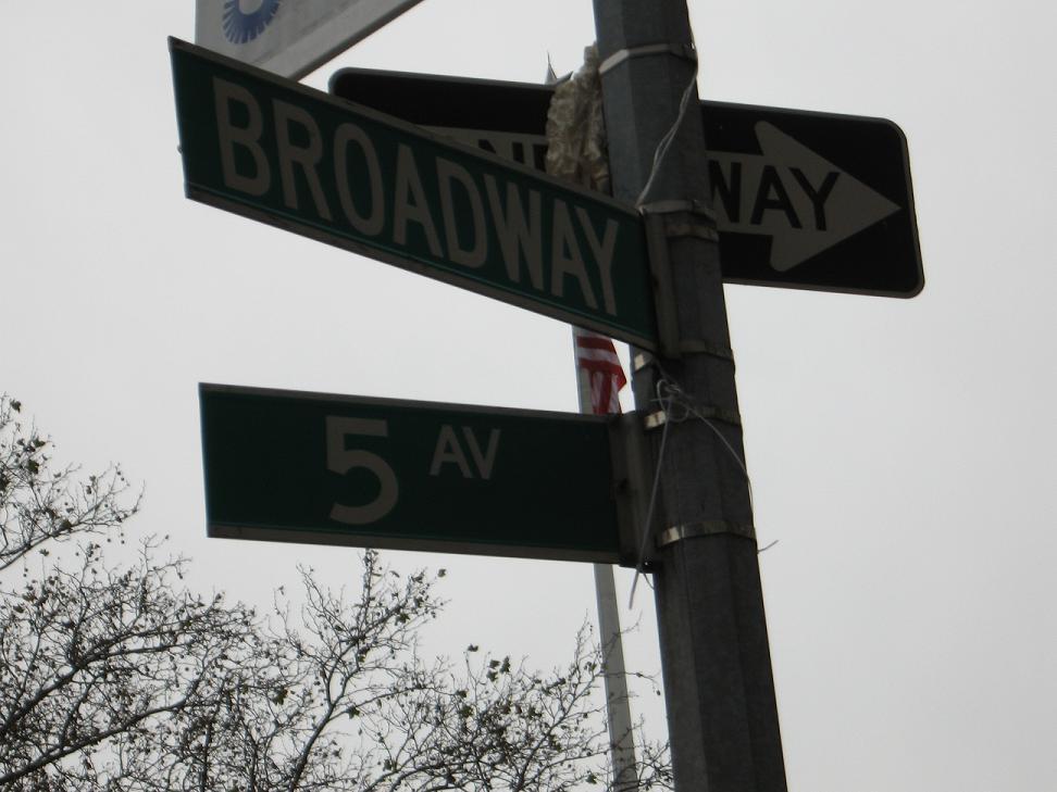 Manhattan Street system in Manhattan is very specific: