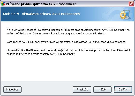 5 LinkScanner Dialog Aktualizace ochrany AVG 8.