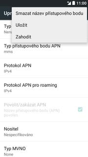 Nastavení MMS Nastavení. Vyberete možnost Další. 3. Poté zvolíte Mobilní sítě. 4. Dále vyberete Názvy přístupových bodů (APN).