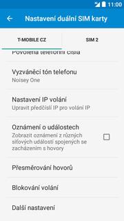 Identifikace volajícího (CLIP/CLIR) Telefon. Stisknete Možnosti. 3.