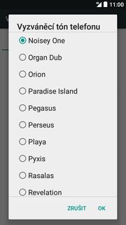 Dále zvolíte Vyzváněcí tón telefonu. 4.