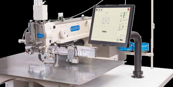 Charakteristika Technical features Características Técnicas Tento stroj je charakteristický vysokou kvalitou a produktivitou šití Nové, chráněné technické řešení využívající speciální šroubovou