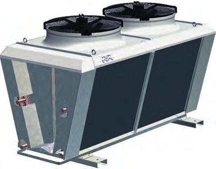 Alfa-V Single Row VDM Komerční suché chladiče typu V Všeobecné informace a použití Alfa Laval podporuje udržitelnost životního prostředí Proto byla nová řada chladičů Alfa-V Single Row vyvinuta v
