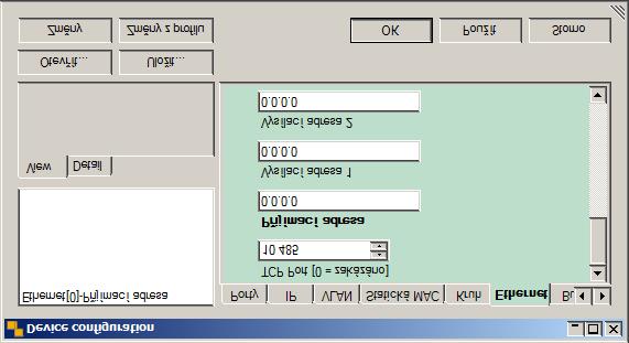 PoE+ managed managed e systému LAN-RING Nastavení přenosu v TCP režimu LEGENDA Fast Ethernet Gigabit 1x MM nebo SM vlákno TCP Klient IP: 10.0.1.25 Port: 10485 IP: 10.0.1.27 Port: 10485 LAN-RING IP: 10.