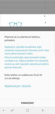 27 z 38 Nastavení duhovky Zamykací obr. a zabezp. 3. Dále zvolíte Typ zámku displeje. 4. Stisknete tlačítko na konci řádku Duhovka.