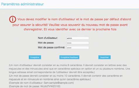 Dans la mesure où des types de connexion différents nécessitent des câbles différents et des informations de connexion différentes, cliquez sur Réseau - - -> Paramètre WAN, pour sélectionner le type