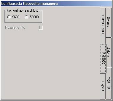 Záložka <Expert> Cas write, Cas write multi, ReadTotal, ReadMulti, ReadInterval - časy používané pri komunikácii na sériovej linke Cas info - čas použitý na vyčítanie informačných údajov z FM po