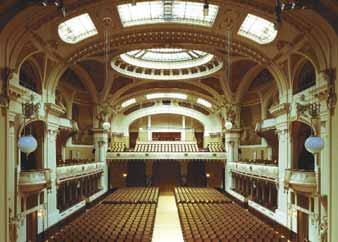 CZ The Municipal House, a national heritage building, is one of the most