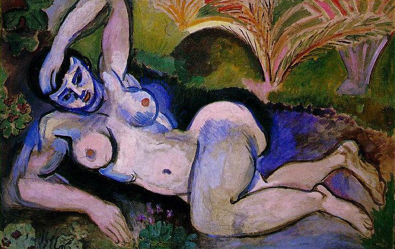 4. Henri Matisse, Modrý akt, 1907, olej na plátně, 92,1 x