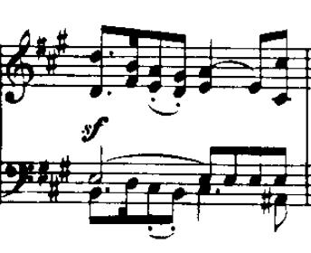 2) Zakroužkujte všechny sextakordy: 3) Rozklad kterého akordu se objevuje v pravé ruce v prvním taktu