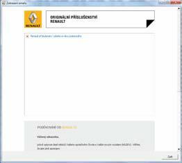 4) Komunikace V rámci definování centrálních akcí, Renault zasílá dealerům HTML šablonu pro komunikaci emailem, doc šablonu pro