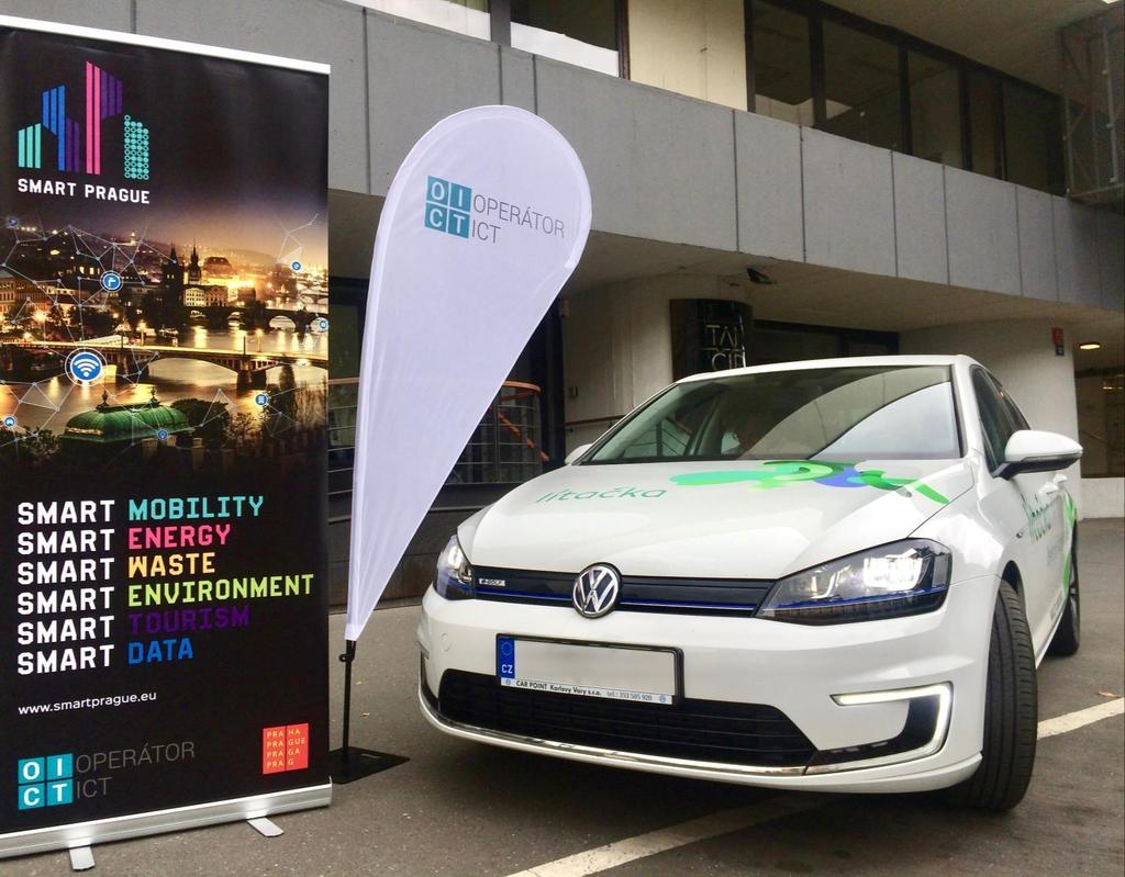 2 VW E-golf Provozovány od: července 2017 Počet najetých km Smart Prague: 7.