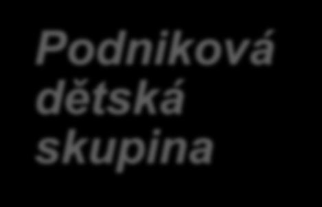 3 Zákona provozovatel má dohodu se zaměstnavatelem rodiče Dětská skupina pro veřejnost 3 odst.