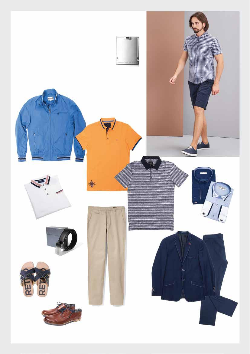 E L E G A N T PÁNSKE TRENDY JEDNODUCHO POHODLNÉ Ak chcete byť elegantný aj počas teplých mesiacov, je to jednoduché. Štýlové polo tričká alebo oblek zo vzdušných materiálov nie je ničím výnimočným.