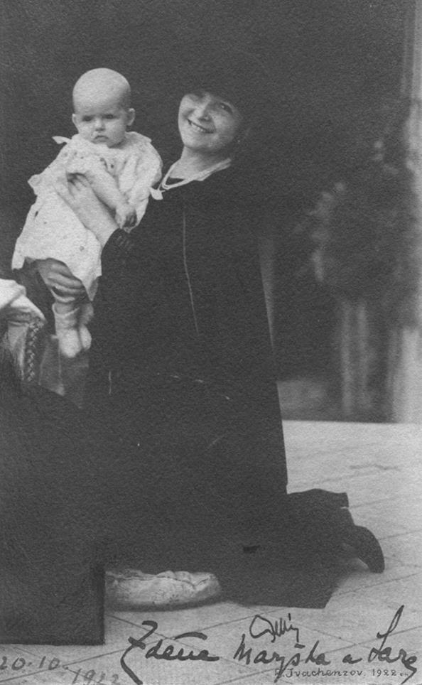 Jarmila Pellé et sa fille Maryška,