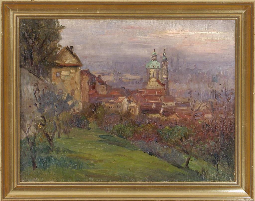 Vue de Prague depuis Strahov (Pohled na Prahu od Strahova), 1907-1910,