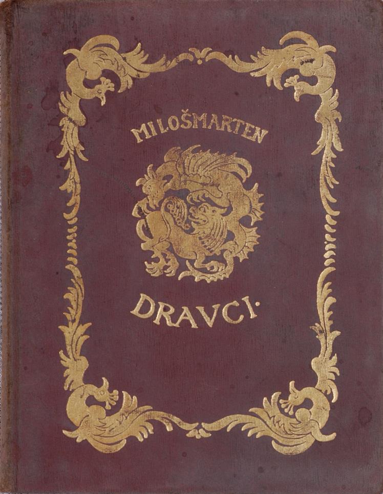 Reliure de la nouvelle Les Rapaces de Miloš Marten (Dravci, 1913), legs M.