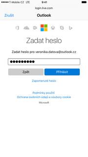 outlook.cz ikonu Mail. Outlook.com. 3. Vyplníte svůj e-mail a stisknete tlačítko Další.