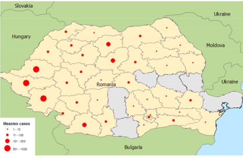 Geografická distribúcia prípadov