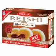 českého výrobce deklarovaný obsah betaglukanů (129,3 mg v 1 kapsli) rakytník a reishi podporují
