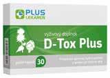 8 90 7 00 D-Tox Plus 30 cps Obsahuje extrakty rastlinného
