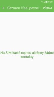 35 z 36 Nastav. kontaktů v seznamu pevné volby Telefon.