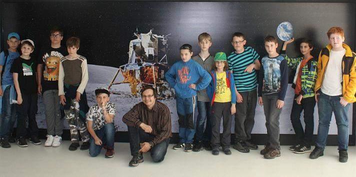 Exkurze dětského astronomického klubu Gemini do brněnské hvězdárny a
