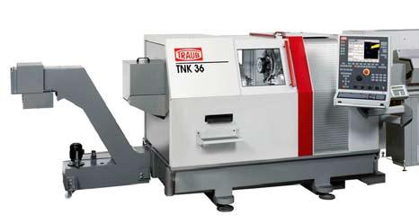 TNK36 CNC soustružnický krátkotočný automat Koncept stroje Základní údaje: