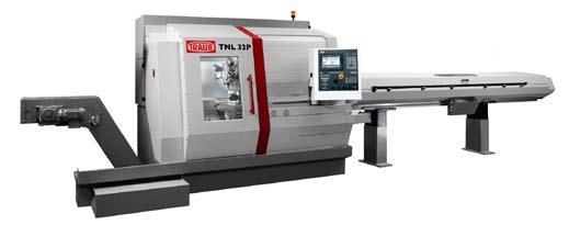 TNL32 Vysoce produktivní dlouhotočný a krátkotočný automat Koncept stroje Základní údaje: Průchod vřetene mm 32