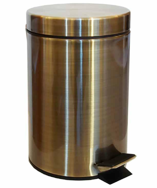 RETRO Kulatý odpadkový koš Trashbasket Abfalleimer Мусорный ящик 170 mm Retro 104315023 Objem / Capacity /