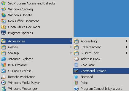 Pokud bude funkce TELNET odfiltrovávána notebookem/ PC, zkontrolujte, zda je vypnuto nastavení Brána Fire wall systému Windows. 1. Start > Programy.