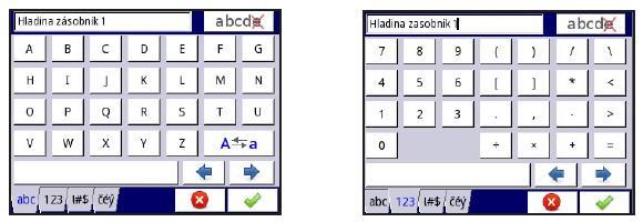 kanály navázána v době poruchy matematická funkce, zobrazí se z důvodu nemožného výpočtu blikající symbol "- - - -".