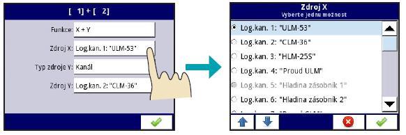 Parametr "Funkce" slouží pro výběr dané matematické funkce.