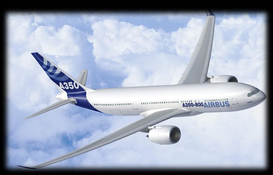 2.4. AIRBUS A350 Obrázek 11: 3D model A350 extra Wide Body, neboli A350 XWB je označení pro budoucí letoun určený pro civilní přepravu na dlouhé vzdálenosti.