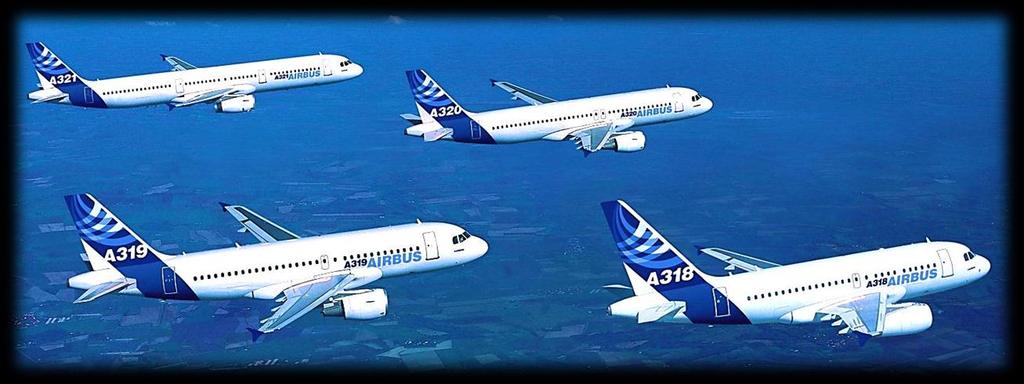 2.1. RODINA A320 Obrázek 1: Rodina A320 Rodina A320 je sloţena ze základní verze A320, prodlouţeného modelu A321 a zkrácených modelů A318 a A319.