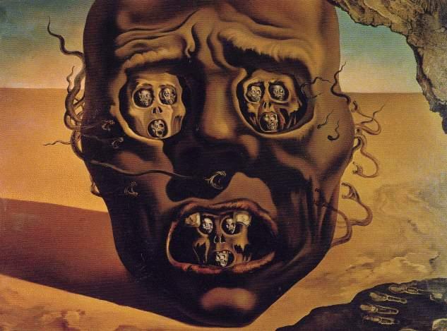 Obrázek 4.7: Salvador Dalí - Tvář války 4.5.