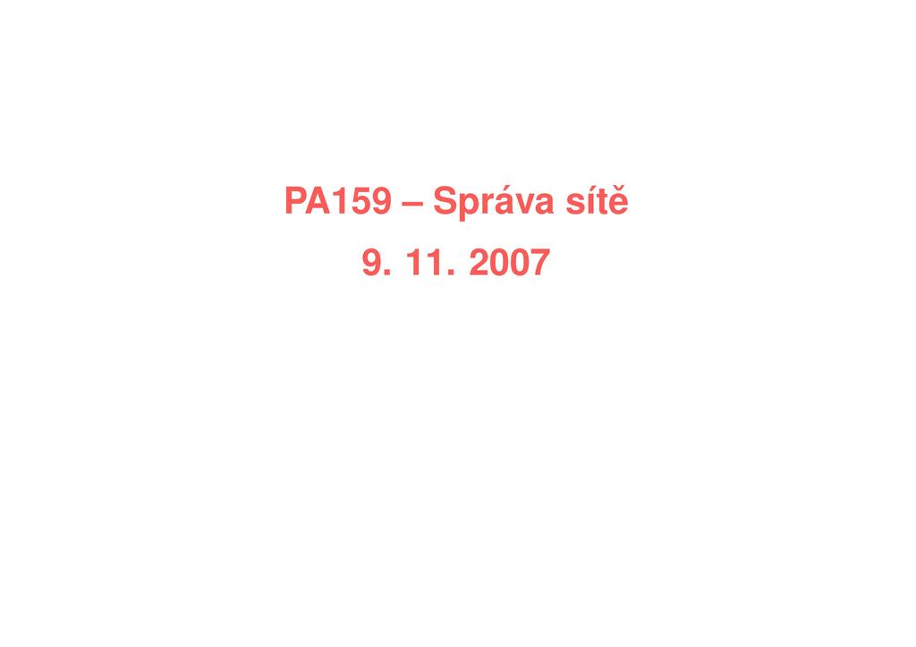 PA159-Správa