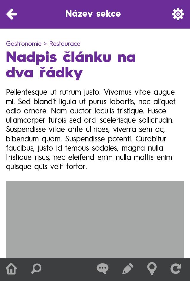 Usiluje o co nejpřehlednější formu a co nejintuitivnější komunikaci s uživatelem.