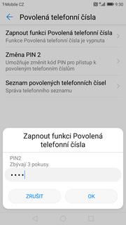 31 z 33 Pevná volba ikonu Telefon. Stisknete Další (tři tečky) a zvolíte Nastavení. 3. Vyberete Další nastavení.