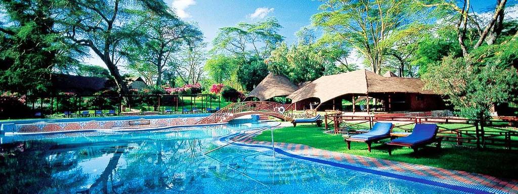 Naivasha Sopa Resort 5* Na jižním břehu jezera Naivasha se nachází